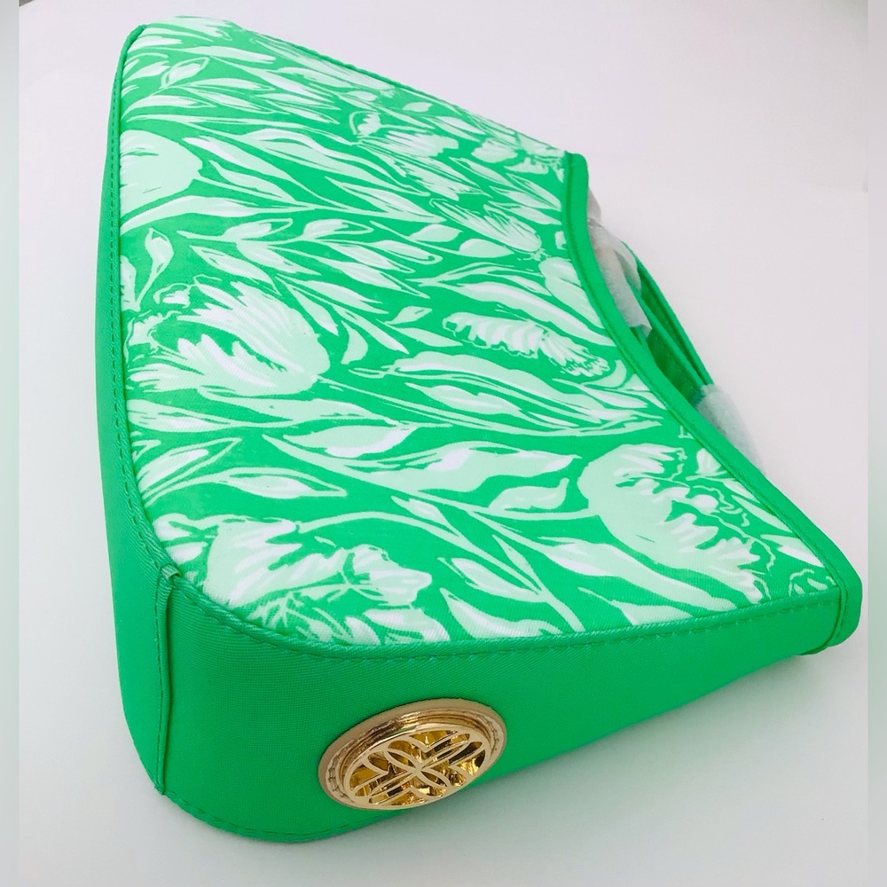 Lilly Pulitzer Tamara Shoulder Bag-Fauna Green-Tulip To Tango-NWT In Package. - Picture 6 of 13